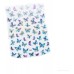 Αυτοκόλλητα Νυχιών Ιριδίζον Μπλε Μωβ Πεταλούδες Διάφορα Μεγέθη No4