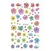 Αυτοκόλλητα Νυχιών Διάφορα Πολύχρωμα Λουλούδια XF3022