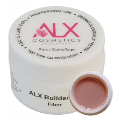 ALX Fiber Builder Gel Ροζ 15 ml