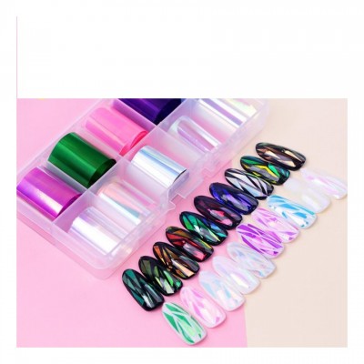 Foil για σχέδια νυχιών Κασετίνα Β 10τμχ