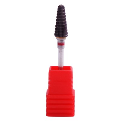 Φρέζα Καρβιδίου Κωνική Κόκκινη με οδοντωτή λεπίδα (Για αφαίρεση υλικού)