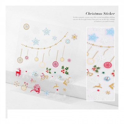 Χριστουγεννιάτικα 3D αυτοκόλλητα Νο7