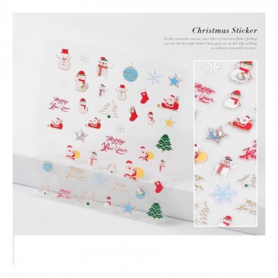 Χριστουγεννιάτικα 3D αυτοκόλλητα Νο1