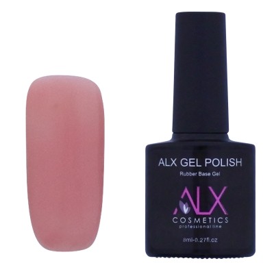 ALX Rubber Base Light Pink 8 ml (No 4)