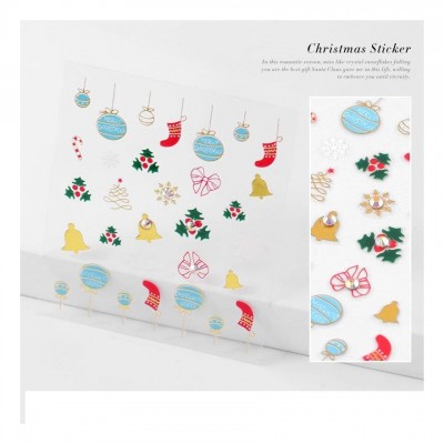 Χριστουγεννιάτικα 3D αυτοκόλλητα Νο10