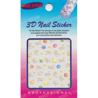 Αυτοκόλλητα Νυχιών 3D X22