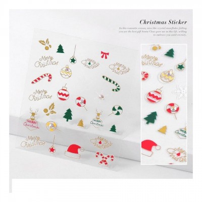 Χριστουγεννιάτικα 3D αυτοκόλλητα Νο8