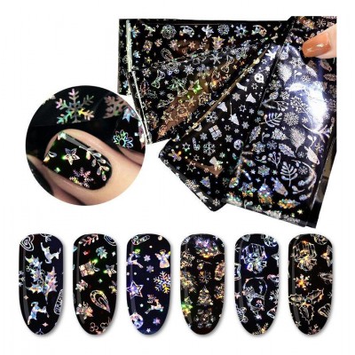 Foil νυχιών Χριστουγεννιάτικα σχέδια 1τεμ