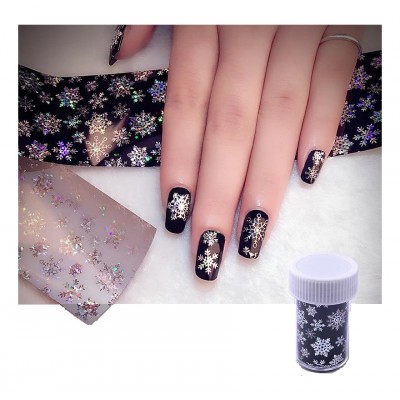 Foil νυχιών Χιονονιφάδες 1τεμ