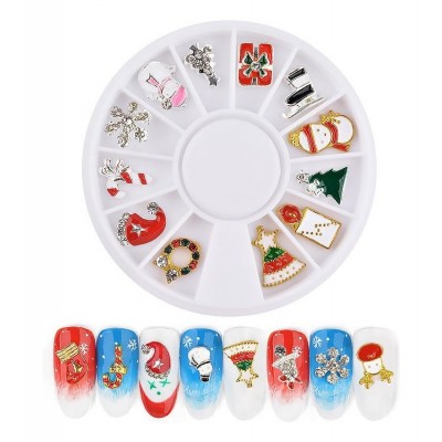 Χριστουγεννιάτικα 3D Διακοσμητικά Νυχιών No2