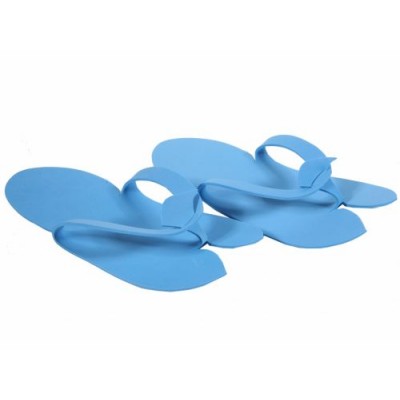 Παντόφλες πεντικιούρ μιας χρήσης 12 ζεύγη (Μπλε)