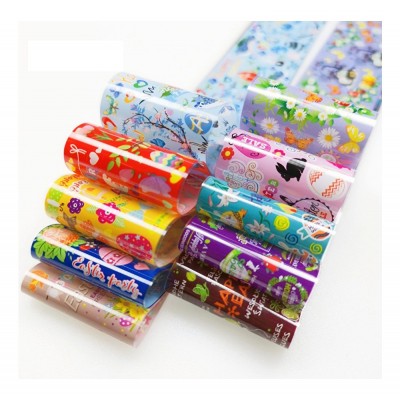 Foil νυχιών Πασχαλινά σχέδια σετ 10τεμ