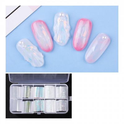 Foil για σχέδια νυχιών Κασετίνα No6 10τμχ